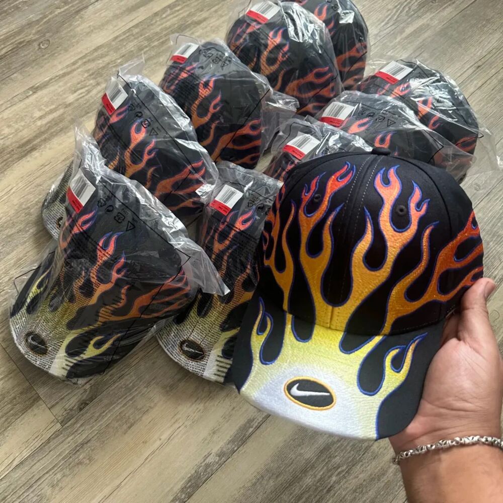 Nike Flame Cap Hat Black OG AirMax TN Size L/XL